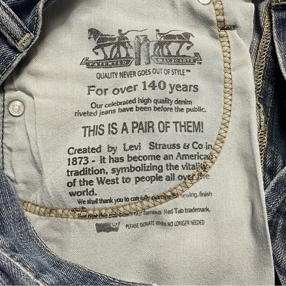 Levi’s 569 Loose Straight Leg Medium Wash Denim Men’s 34x32 - Picture 4 of 16